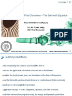 Fluid Mechanics-I (ME321) : Dr. Ali Turab Jafry