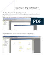 Creating Usecase, Class and Sequence Diagrams For Library in Rose