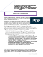 EUA Fact Sheet For Recipients - 12 Yoa and Older - Pfizer-BioNTech COVID-19 Vaccine - 1.3.2022 Final