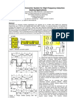 A Modular IGBT Converter System For High Frequency Induction Heating Applications