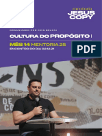 Propósito: Mês 14 Mentoria 25