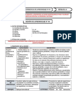 Sesion de Aprendizaje - Semana 4 - 3y4 - Exp 9