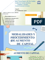 Aumento de Capital Societario 1H