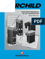 Electro-Pneumatic I/P, Ep Transducer: Model T7800 Series