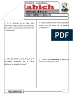 Examen Bimestral - Talentos Iii - Estadistica