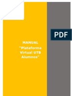 Manual - Plataforma Virtual UTB - Alumnos