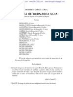 La Casa de Bernarda Alba Federico García Lorca