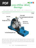 Jenis-Jenis Pillow Block Bearings