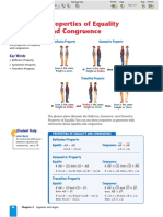 Properties of Equality and Congruence