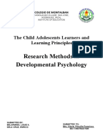 Research Methods in Developmental Psychology