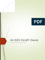 M-325 Draft Gear: Test Report and Explanantion