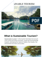 Week 6 Sustainable Tourism