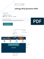 Research Methodology MCQ Questions With Answers