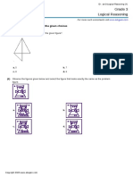 Grade 3 Logical Reasoning: Choose Correct Answer(s) From The Given Choices