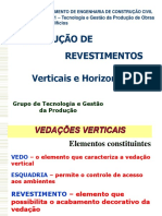 Aula Revestimentos Verticais e Horizontais