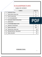 WWW - Collegeprojects.Info: Table of Content