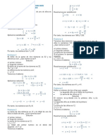 Sistemas de Ecuaciones Con Dos Variables de Primer Grado