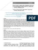 Studi Perbandingan Sifat Mekanik Fiberglass Dan Komposit Serat Rami Bermatriks Epoxy Aplikasi Kapal Perikanan