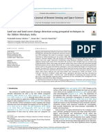 Land Use and Land Cover Change Detection Using Geospatial Techniques in The Sikkim Himalaya, India