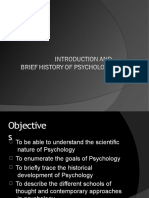 Intro and History of Psychology