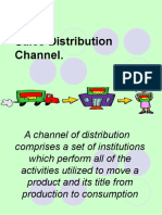 Channel For Sales Distribution