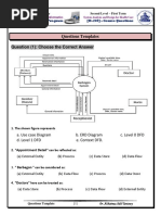 Questions Templates Question (1) : Choose The Correct Answer