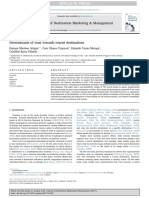 Determinants of Trust Towards Tourist Destinations