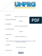 Mapa Conceptual de La Lectura "Código de Fin de Siglo "El Código Procesal Civil Peruano".