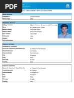 Tcs Employment Application Form