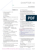 MCQ CH Gravitation 9