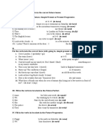 Future Tenses - Mixed Exercises