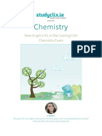 Chemistry Chemistry Chemistry Chemistry: How To Get A H1 in The Leaving Cert Chemistry Exam