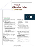 Quick Revision Notes Class 12 Chemistry Term 1 1