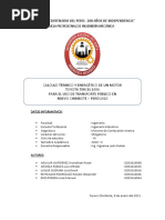 Calculo Térmico y Energético de Un Motor Toyota Tercel 1996
