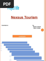 Nexsus Tourism: By: Amar Kumar (0641114408) Submitted To