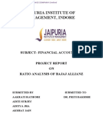 Ratio Analysis of Bajaj