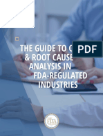 The FDA Group - The Guide To CAPA and Root Cause Analysis in FDA-Regulated Industries