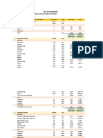 Bill of Quantities: Project: Two Storey High Residential Building (Single-Attached) QUANTITY: 118.7 Unit: SQ.M