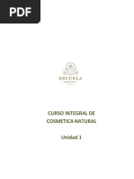 Cosmetica Natural Unidad #1