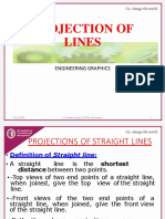 Projection of Lines