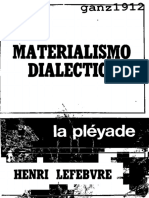 LEFEBVRE, HENRI - El Materialismo Dialéctico (OCR) (Por Ganz1912)