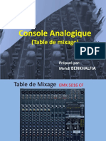 Console Analogique