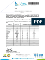 Certificado Calidad de Agua Seg. Trimestre 2020