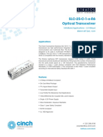 Slc-25-C-1-X-R6 Optical Transceiver: Infiniband Applications - 2.5 Gbaud 850Nm SFF 2X5, +3.3V