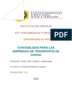 Contabilidad para Las Empresas de Transportde de Carga