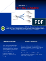 Module 11 - Evolutionary Genetics