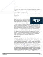 Prevalence and Characteristics of Childfree Adults in Michigan (USA)