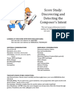Score Study Handout