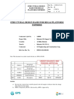 Structural Design Basis For Regas Platform Topsides