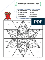 Estrela Colorir Tabuadas